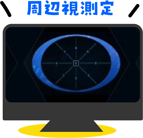 周辺視測定